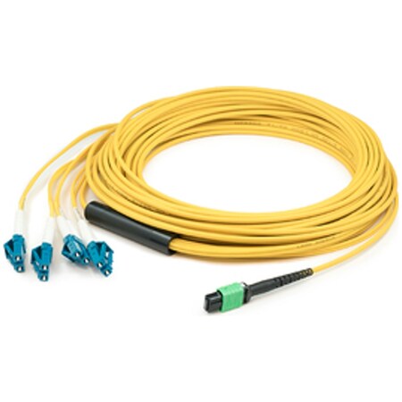 Add-On This Is A 15M Mpo (Female) To 8Xlc (Male) 8-Strand Yellow Riser-Rated ADD-MPO-4LC15M9SMF